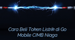 Cara Beli Token Listrik di Go Mobile CIMB Niaga