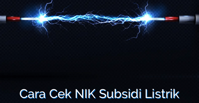 Cara Cek NIK Subsidi Listrik