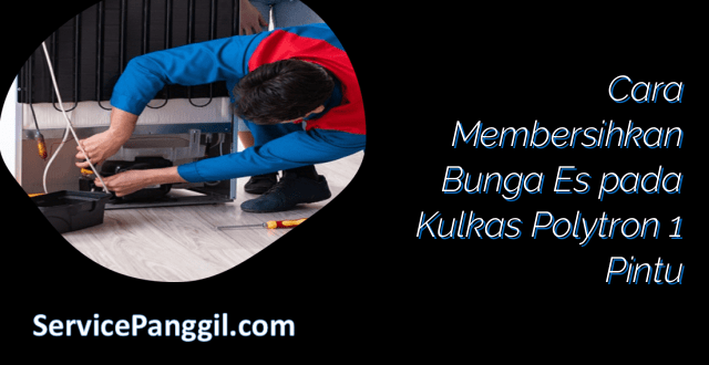 Cara Membersihkan Bunga Es pada Kulkas Polytron 1 Pintu