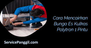 Cara Mencairkan Bunga Es Kulkas Polytron 1 Pintu