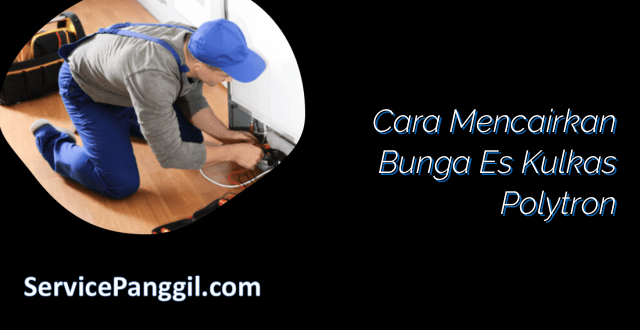 Cara Mencairkan Bunga Es Kulkas Polytron